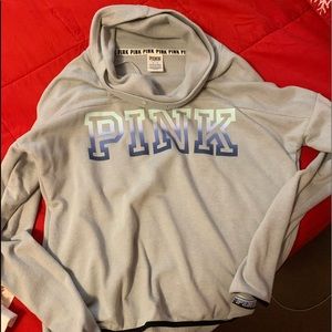 Victoria Secret Pink Hoodie with cowl neck.